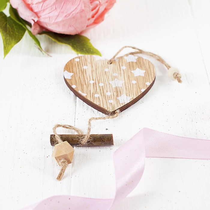 Подвеска "Сердце в звёздах"