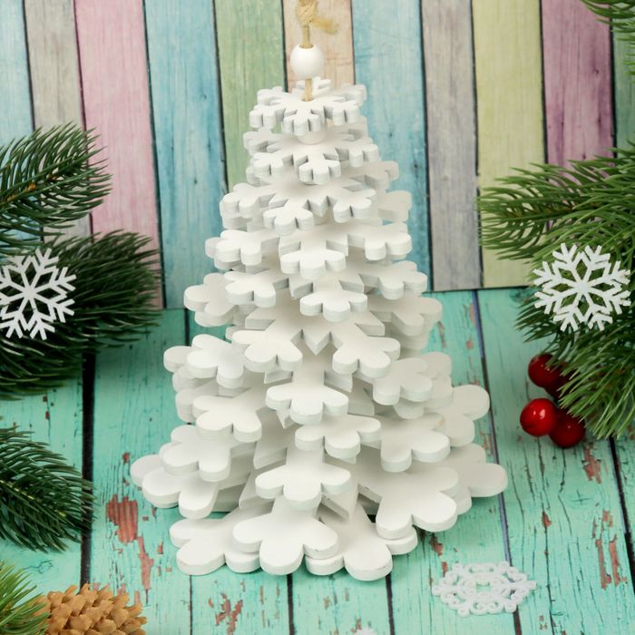 Подвеска новогодняя "Ёлочка с колокольчиками"