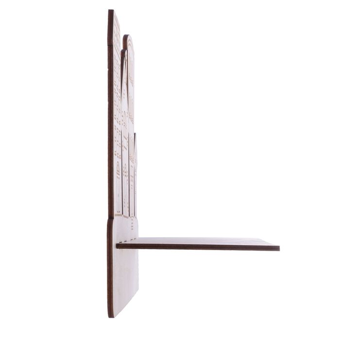 Декоративная полочка "Уютная улочка" (деревянная заготовка), 30 х 20,5 х 10 см