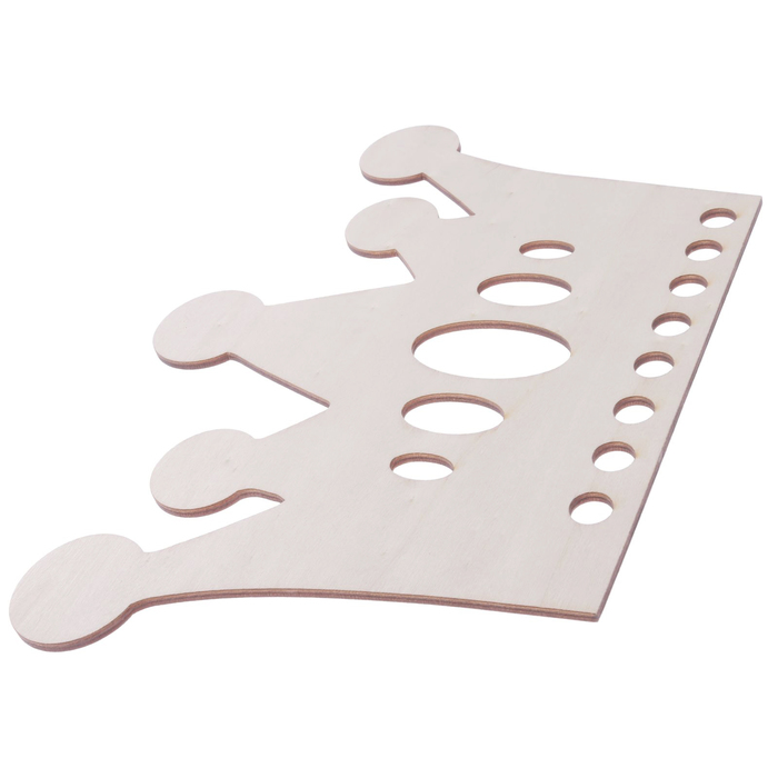 Заготовка деревянная "Корона", 28,5 х 20 х 0,4 см