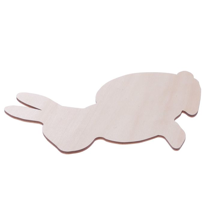 Заготовка деревянная "Милый кролик", 21 х 20 х 0,4 см