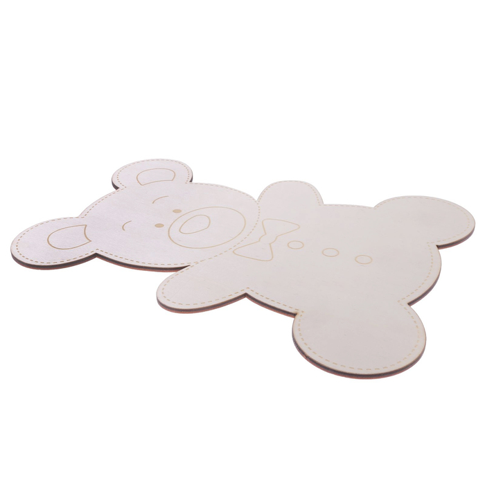 Заготовка деревянная "Мишутка", 21 х 28 х 0,4 см