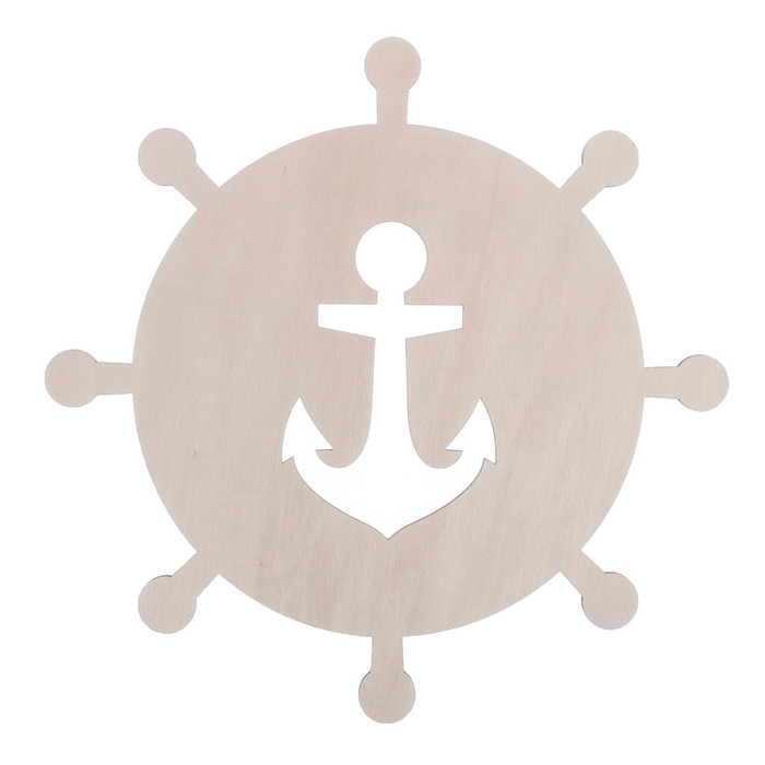 Заготовка деревянная "Морские приключения", 20 х 20 х 0,4 см