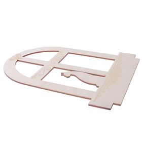 

Заготовка деревянная "Кошка на окошке", 22 х 28 х 0,4 см