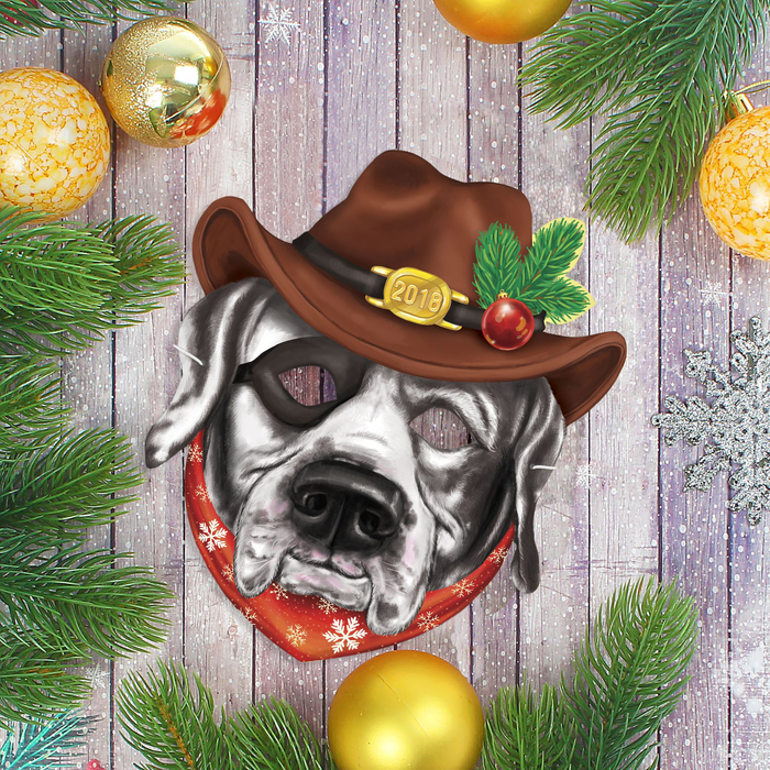 Маска карнавальная "Дог"