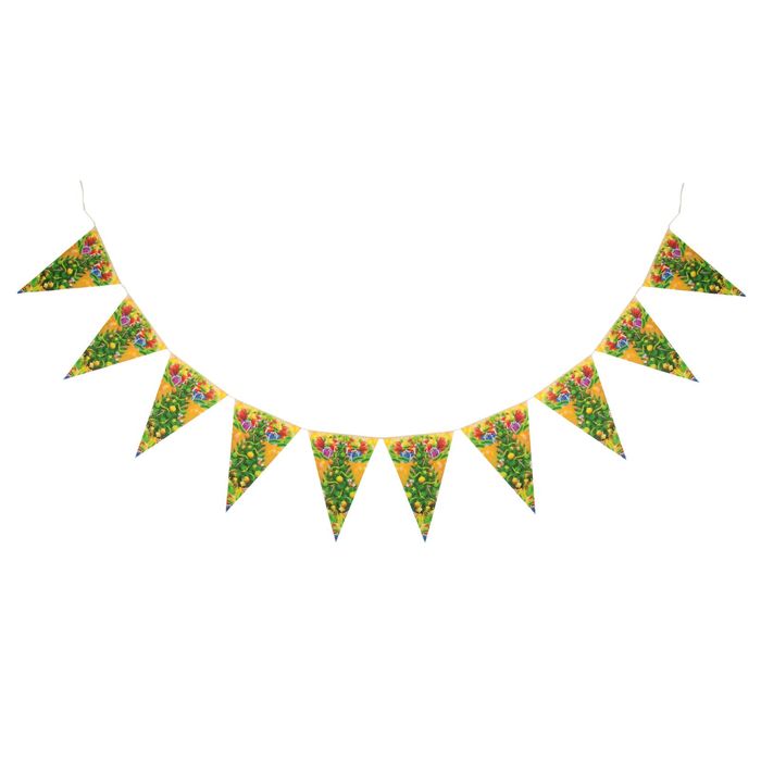 Гирлянда "Ёлочка" (10 флажков) 220 см