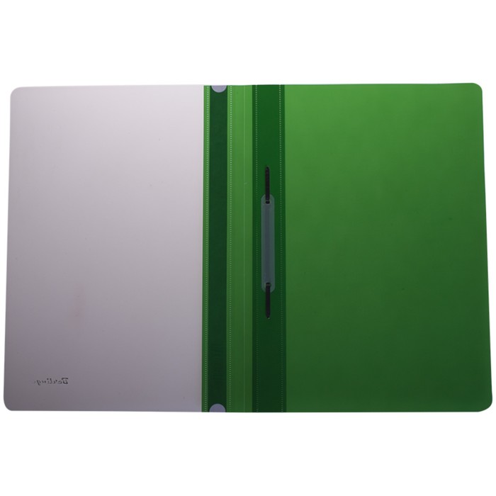 Папка-скоросшиватель А4, 180 мкм Berlingo, зелёная, пластиковая, с прозрачным верхом, индивидуальный штрихкод