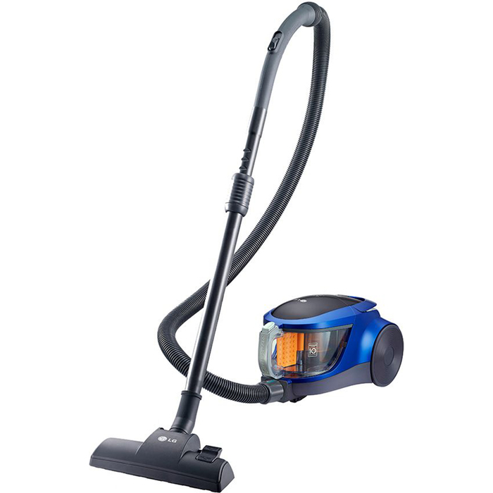 Пылесос LG VK76A09NTCB, 2000 Вт, мощность всасывания 380 Вт, 1.5 л, синий