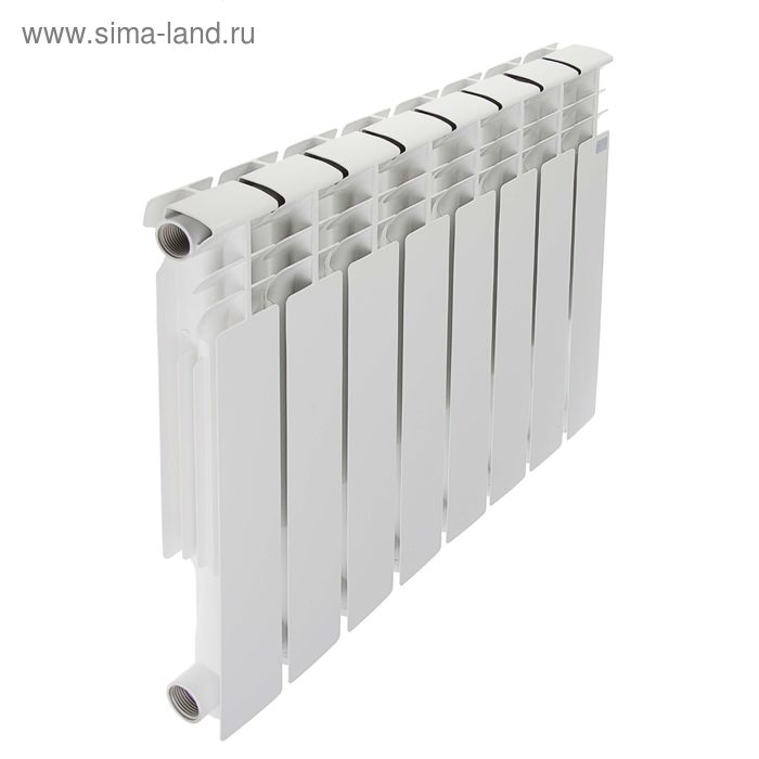 Радиатор алюминиевый STI, 500 х 80 мм, 8 секций
