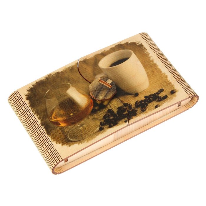 Купюрница-конверт "Кофе"