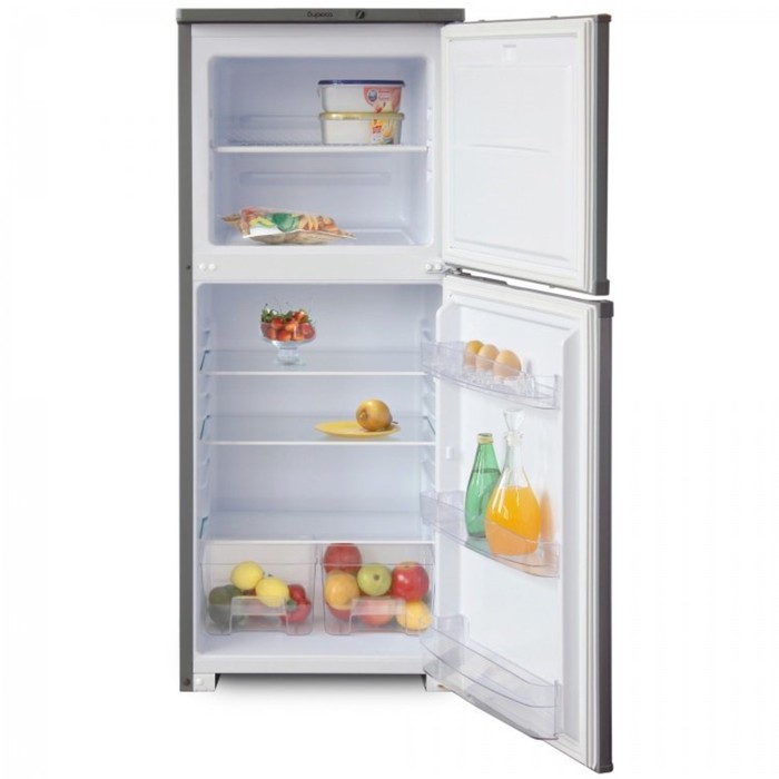 холодильник бирюса m 118 двухкамерный класс а 180 л серебристый Холодильник Бирюса M 153, двухкамерный, класс А+, 230 л