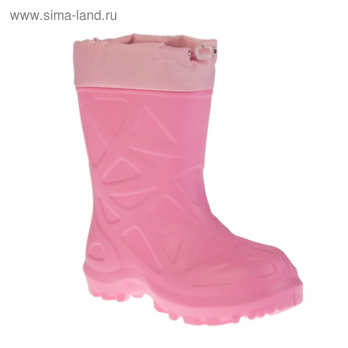 фото Сапоги детские, цвет светло-розовый, размер 29-30 каури
