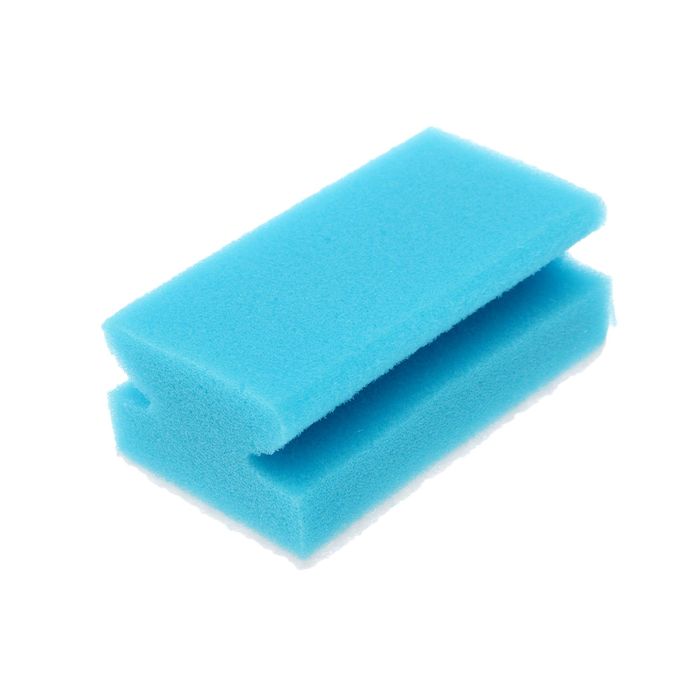 Губка для ухода за антипригарными покрытиями Clein Set, деликатный полимер, 12х7х5 см, 1 шт