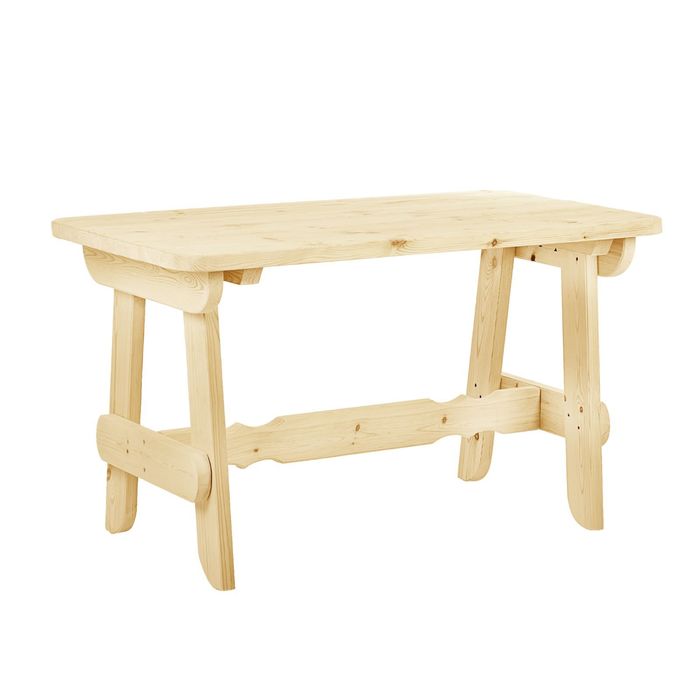 Стол к набору "Разбойник" 120 см, натуральная сосна ПРОМО