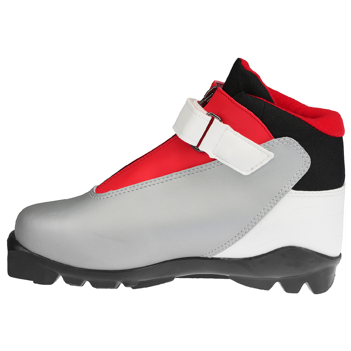 Ботинки лыжные TREK Distance Control SNS ИК, цвет серебряный, лого красный, размер 41