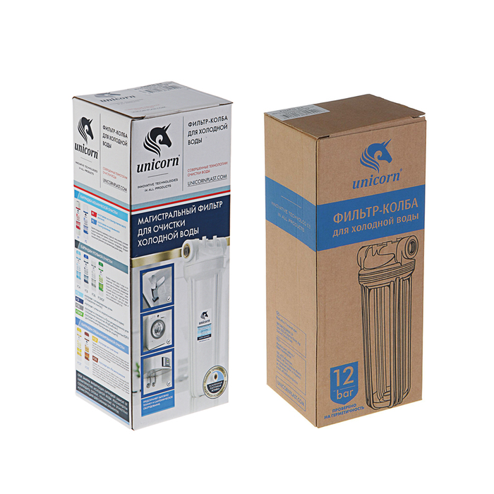 Корпус для фильтра Unicorn 10" 2РN 3/4 (FH2РN) UN, внутренняя резьба, 3/4"