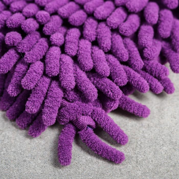 Насадка для плоской швабры "Синель", цвет фиолетовый