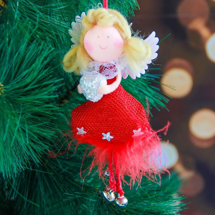 Мягкая красное платье звездочка 11 см девочка сердце