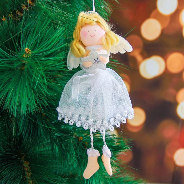 Мягкая белое платье 12 см девочка длинные ножки