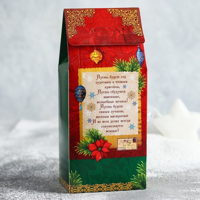 Чай чёрный с лимоном и мятой "С Новым годом", классика, 100 г