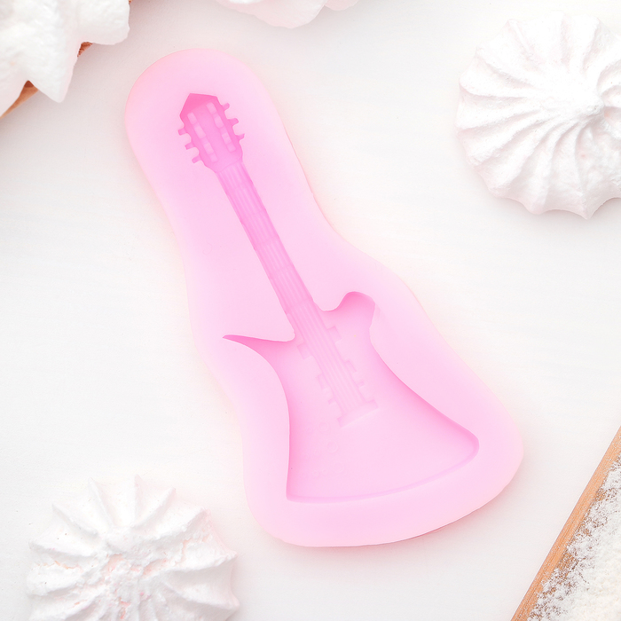 Молд 10,5х5,5 см "Гитара", цвета МИКС