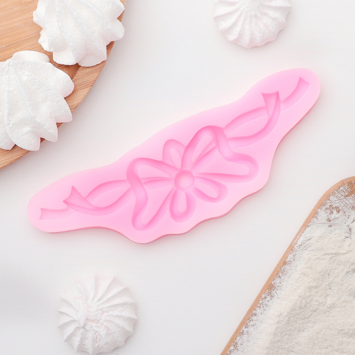 Молд 16,2х5,2 см "Атласная лента", цвета МИКС