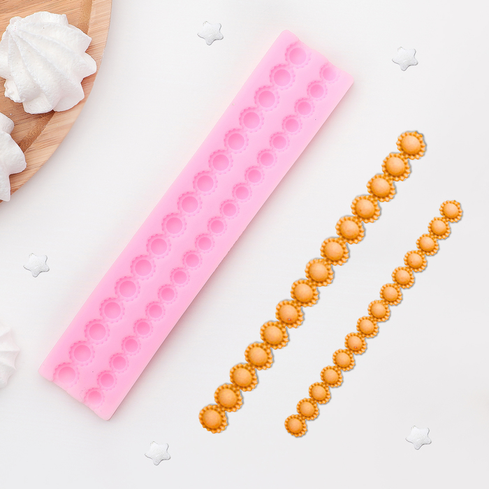 Молд 19,5х4 см "Украшение", цвета МИКС