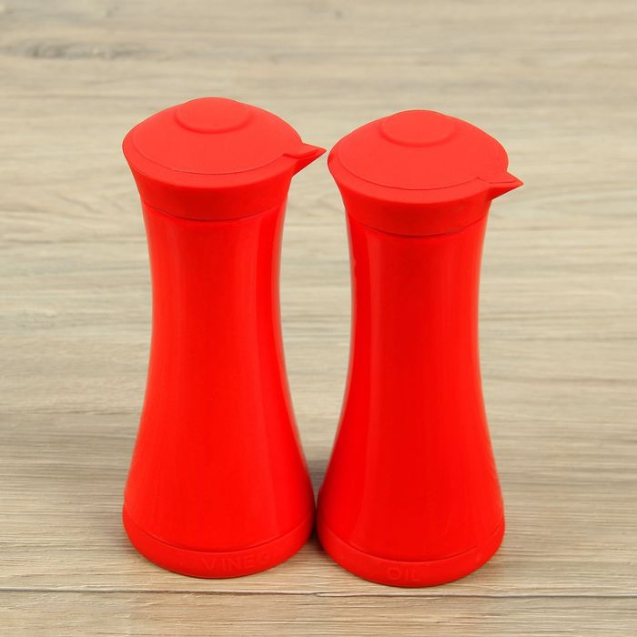 Набор бутылок для масла и соуса 2 шт 16,5х6,5 см "Симплекс", цвета МИКС