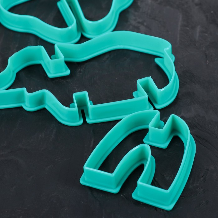 Набор форм для вырезания печенья 3D "Слон", 3 шт