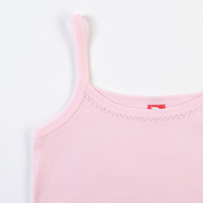 Комплект для девочки (майка, трусы), рост 146 см, цвет светло-розовый