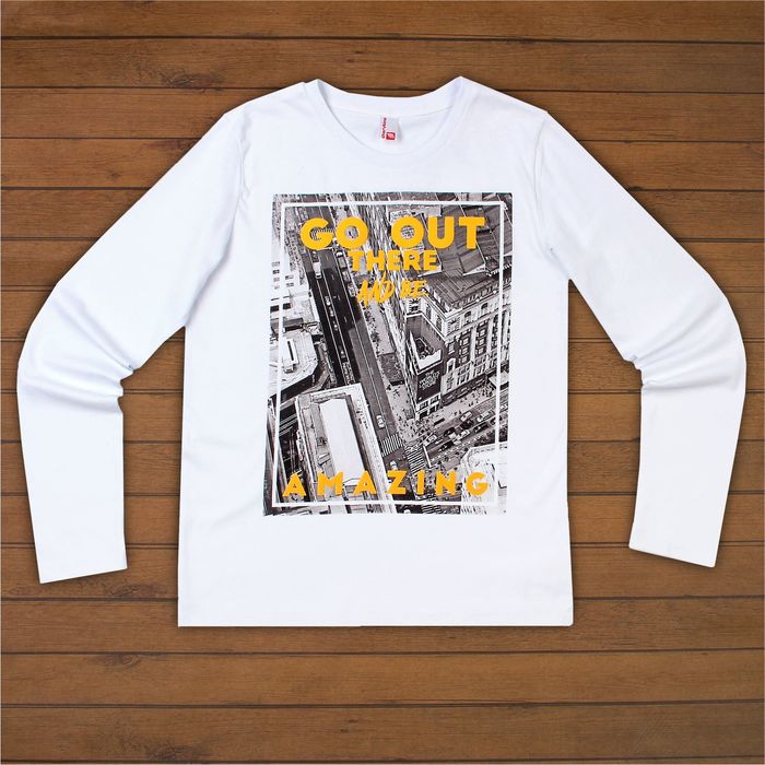 Джемпер для мальчика, рост 140 см, цвет белый