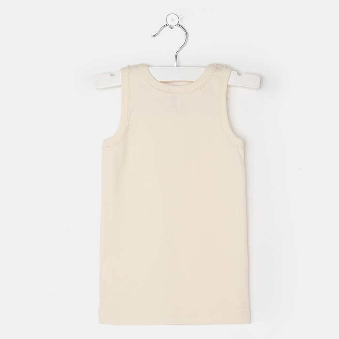 Майка для девочки, рост 92 см, цвет экрю