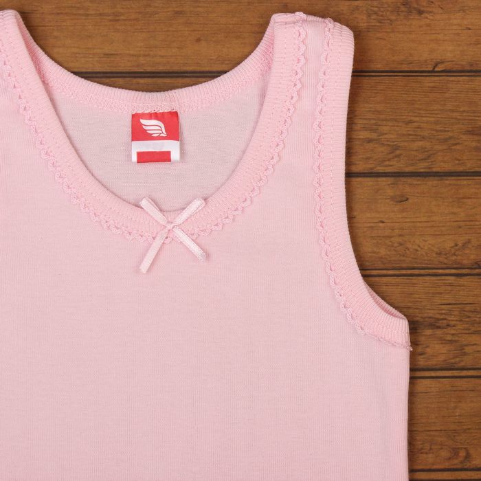 Майка для девочки, рост 92 см, цвет светло-розовый