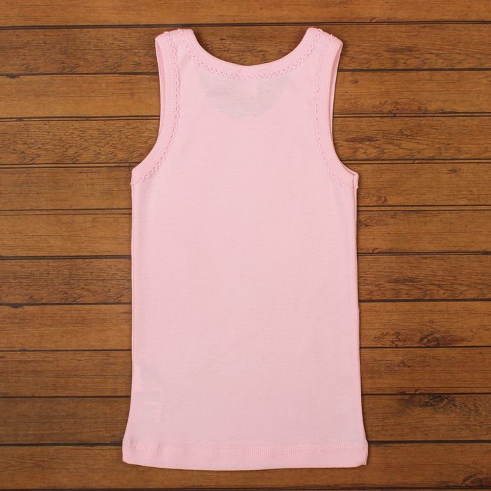 Майка для девочки, рост 92 см, цвет светло-розовый