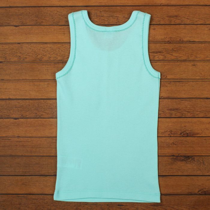 Майка для девочки, рост 92 см, цвет бирюзовый