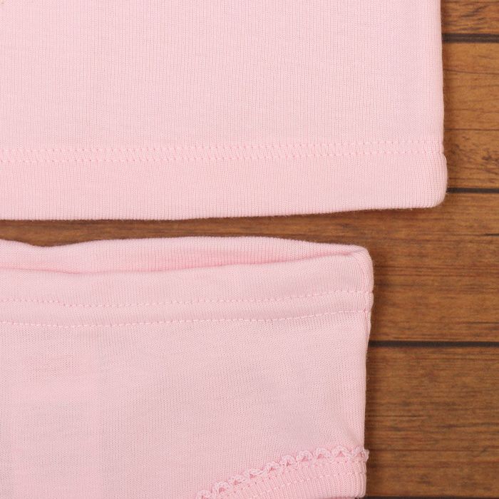 Комплект для девочки (майка, трусы), рост 92 см, цвет светло-розовый