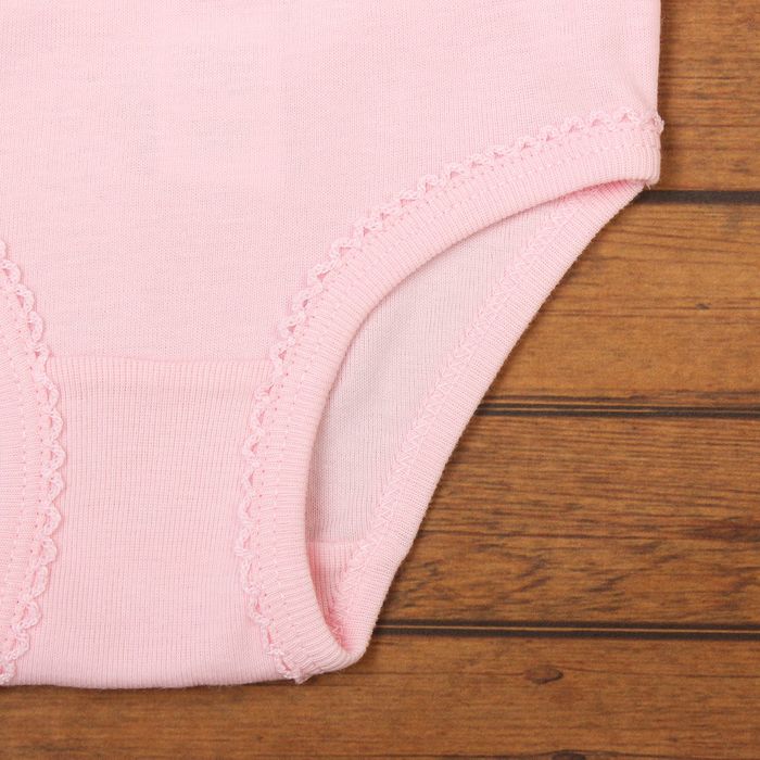 Комплект для девочки (майка, трусы), рост 92 см, цвет светло-розовый