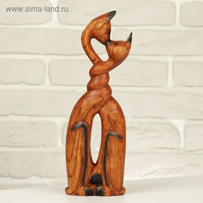 

Сувенир дерево "Целующиеся кошки" 30х10х4 см
