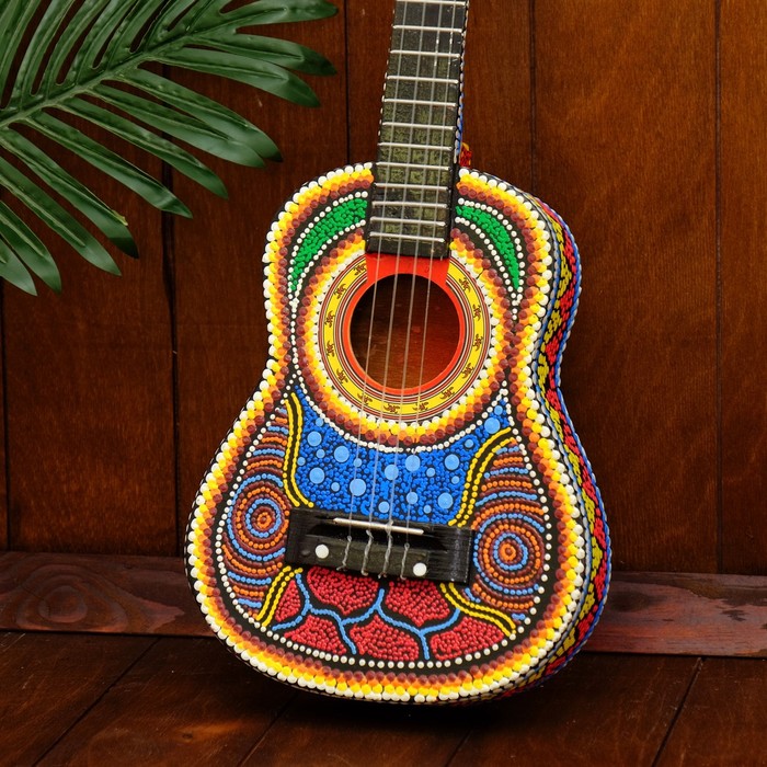 Музыкальный инструмент "Гитара-Укулеле", МИКС 55х20х6 см