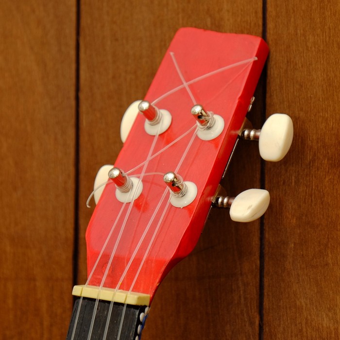 Музыкальный инструмент "Гитара-Укулеле", МИКС 55х20х6 см