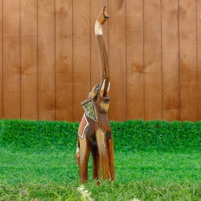 Сувенир дерево "Зов слона" 60х15х7 см