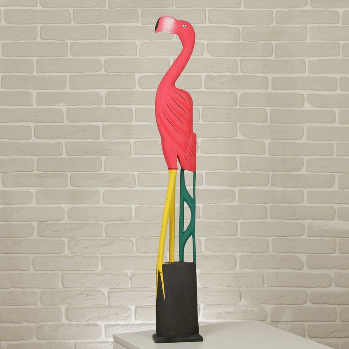 Сувенир дерево "Фламинго" 100х14х9 см