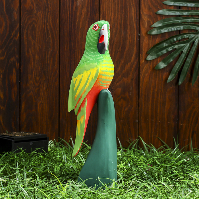 Сувенир дерево "Попугай" 30х9х7 см