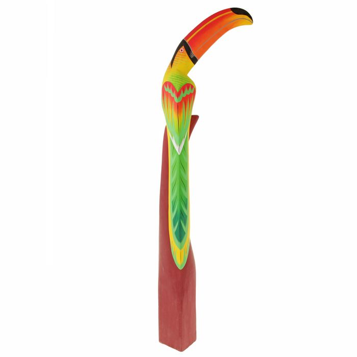 Сувенир дерево "Тукан" 100х27х11 см