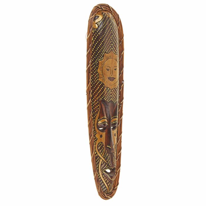 Маска дерево "Абориген солнце" 50х2х14 см