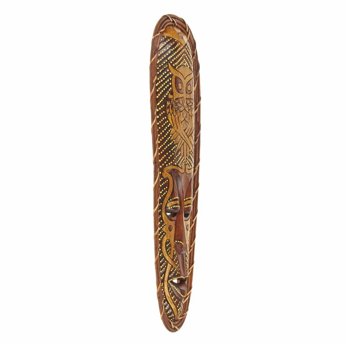 Маска дерево "Абориген сова" 50х2х14 см