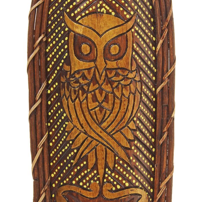 Маска дерево "Абориген сова" 50х2х14 см