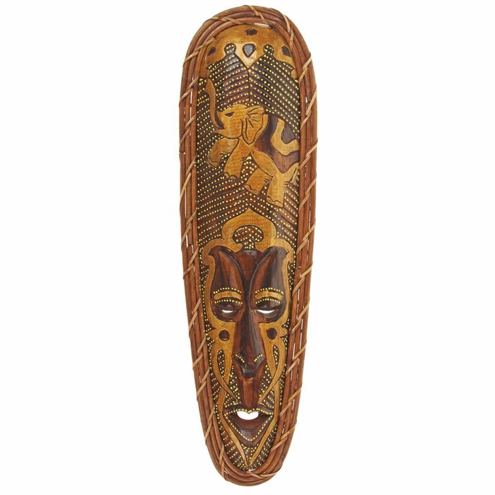 Маска дерево "Абориген слон" 50х2х14 см