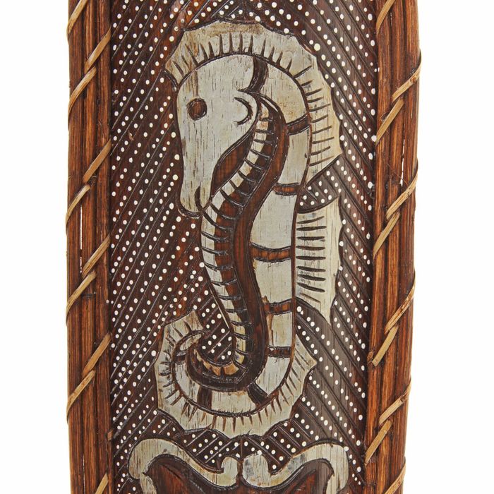 Маска дерево "Абориген морской конёк" 50х2х14 см