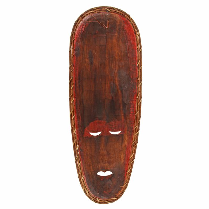 Маска дерево "Абориген слон в золоте" 52х2х19 см